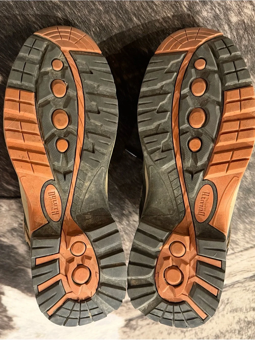 Duluth Trading Co Men’s Tan Brown Hiking Boots size 12